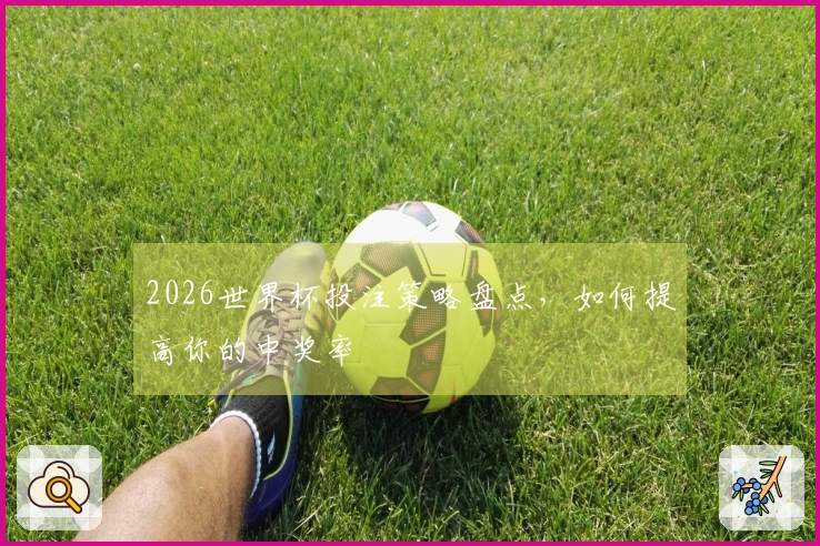 2026世界杯投注策略盘点，如何提高你的中奖率